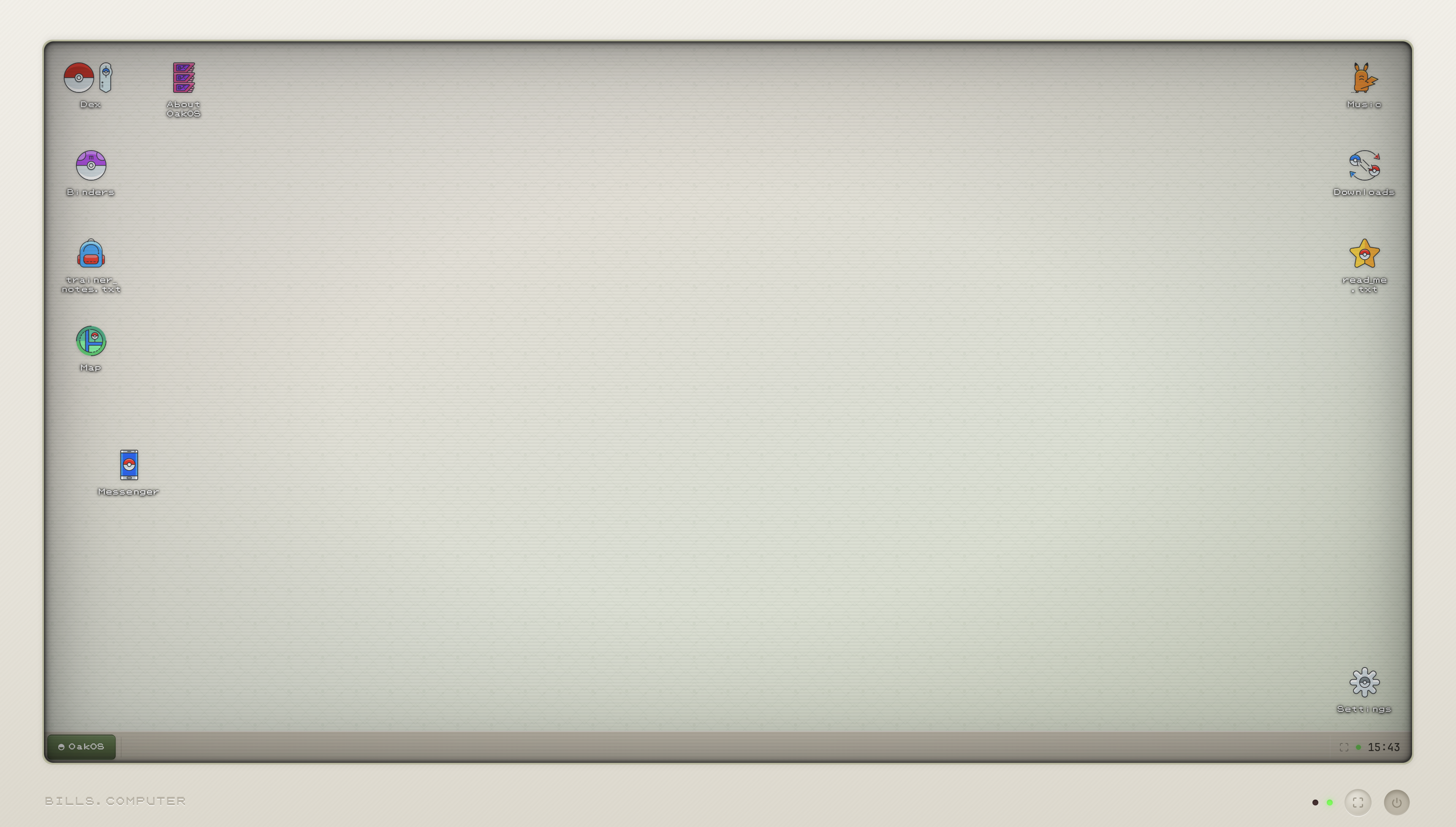 OakOS desktop