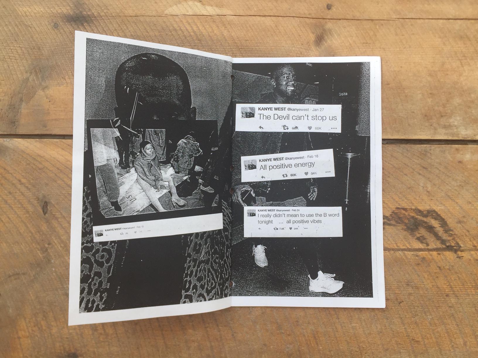 Inside spread — The Devil can't stop us, All positive energy