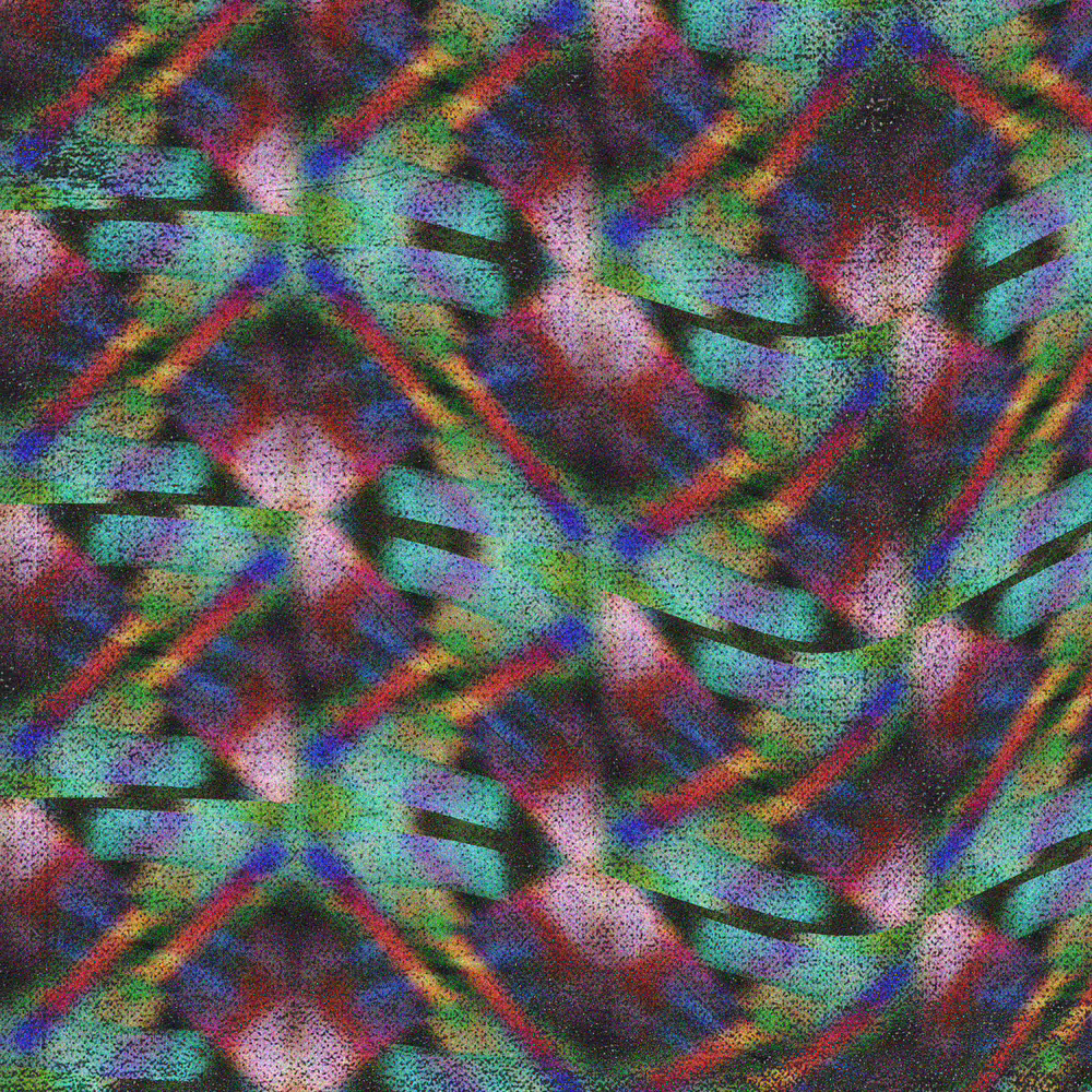 Tiled glitch texture