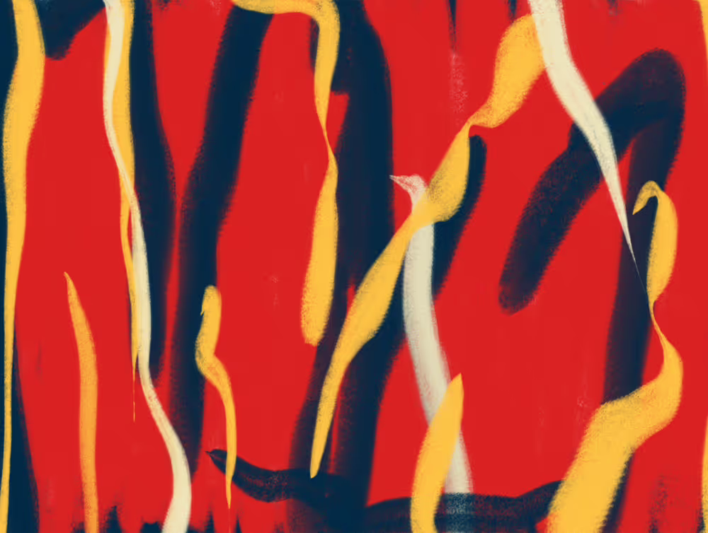 Red black yellow verticals