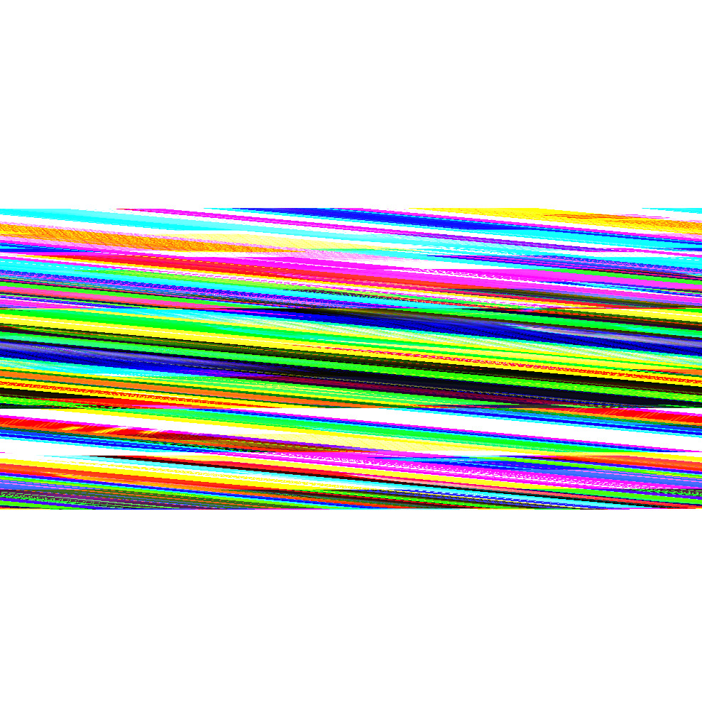Neon glitch lines